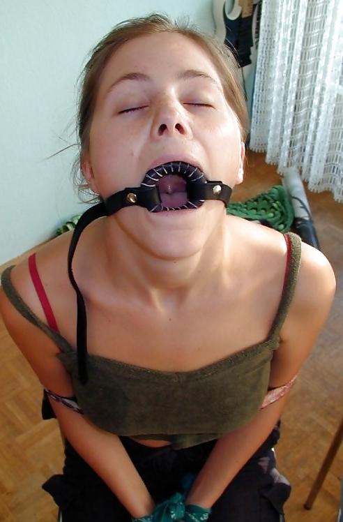 25P Woman gagged