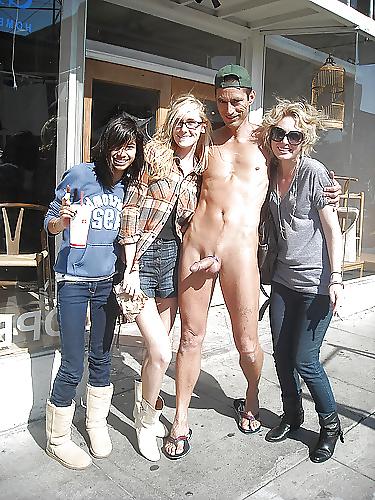 25P Girls posing next to a cock 