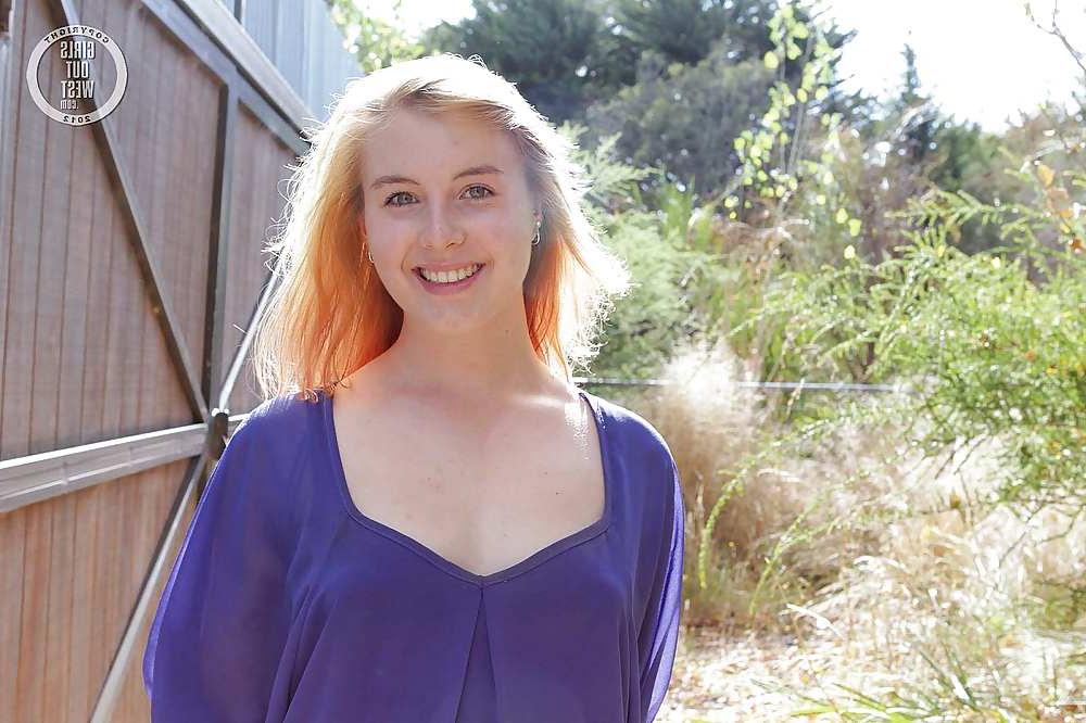 16P Cute young blondie with a nice hairy pussy