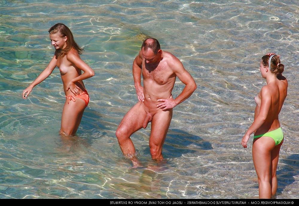 9P BIG COCKS Beach Dads--MOE