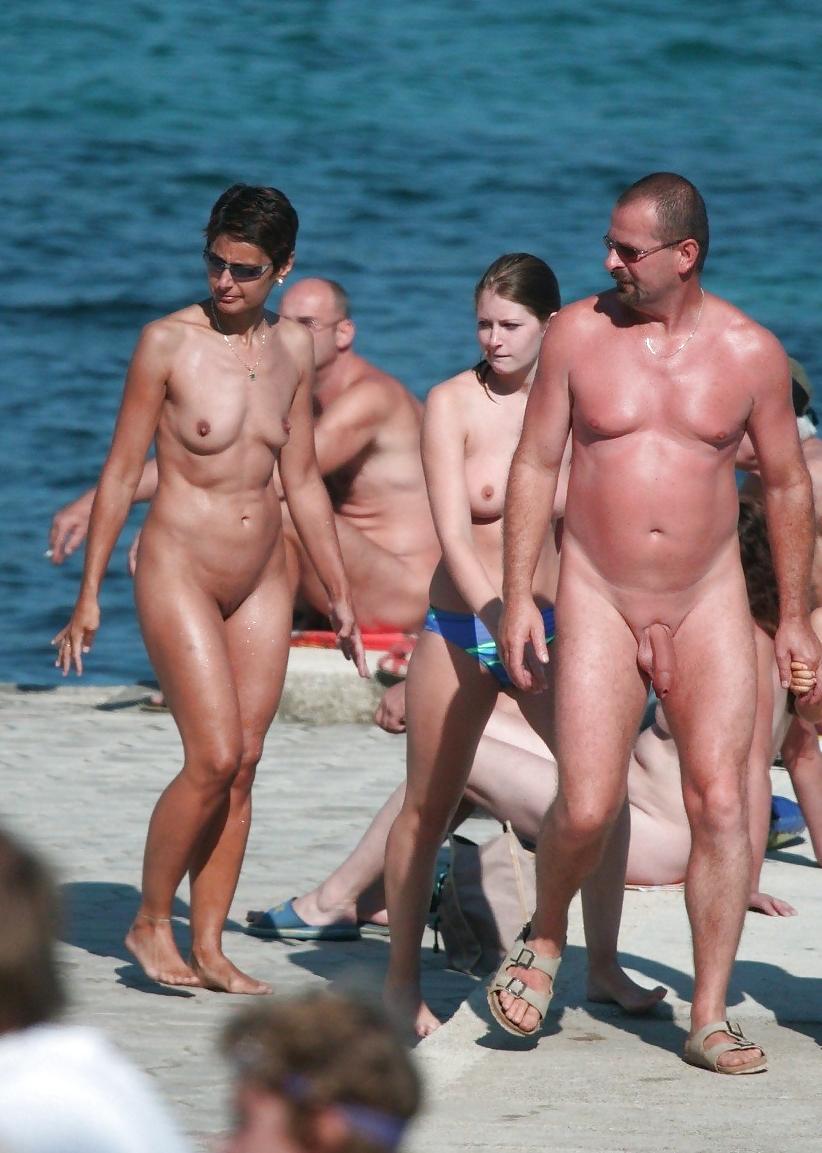 9P BIG COCKS Beach Dads--MOE