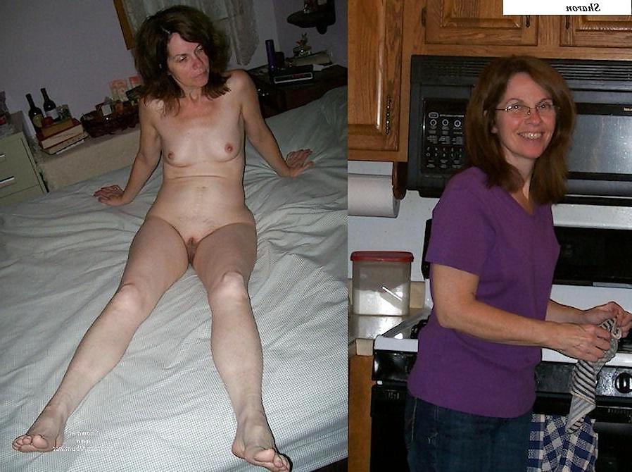 10P Mature woman before - after.