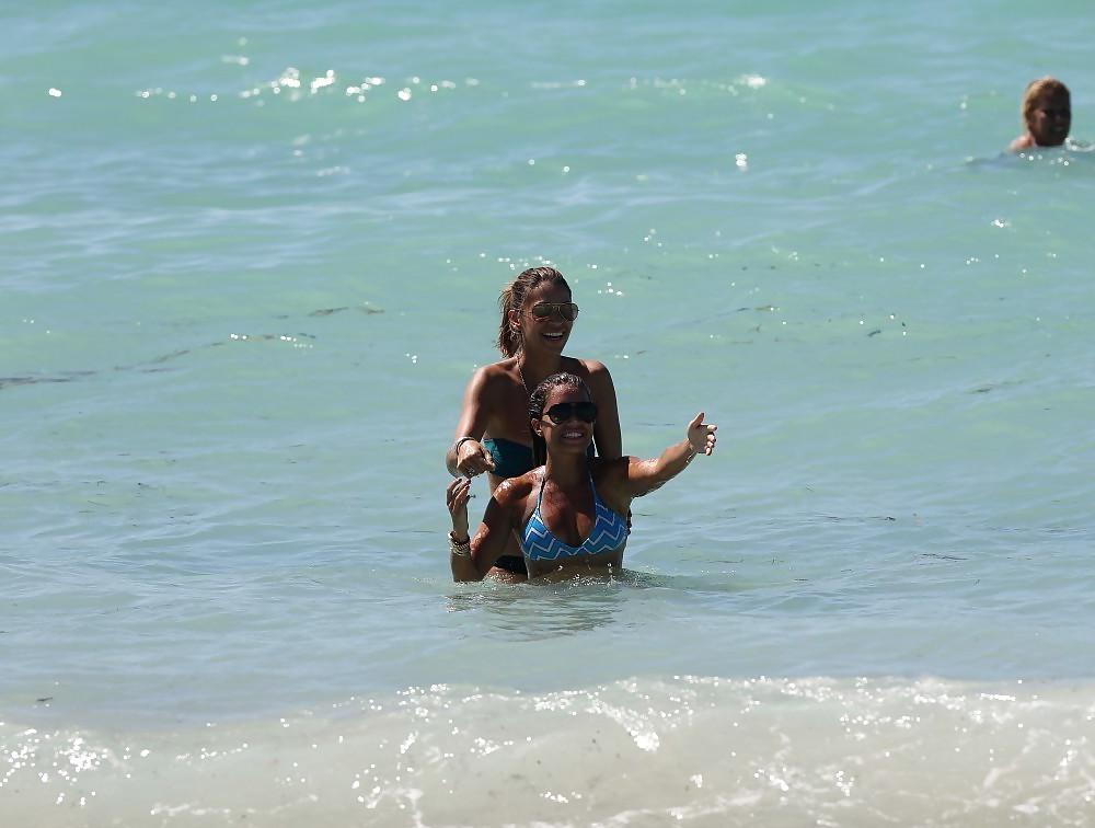 18P Beach Pics from Sylvie van der Vaart Miami Oct 2013-Day 5