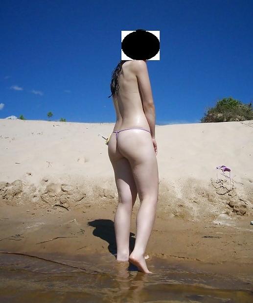 22P Bucetudinha da praia - hot pussy in public beach