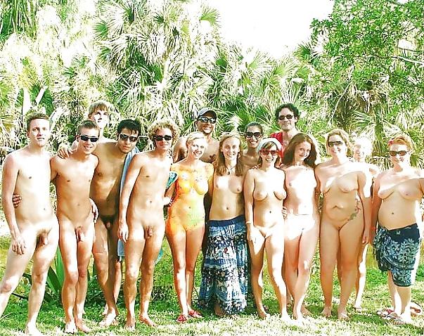 25P Nudist beach swingers 