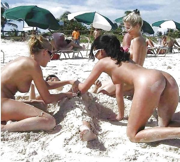 25P Nudist beach swingers 