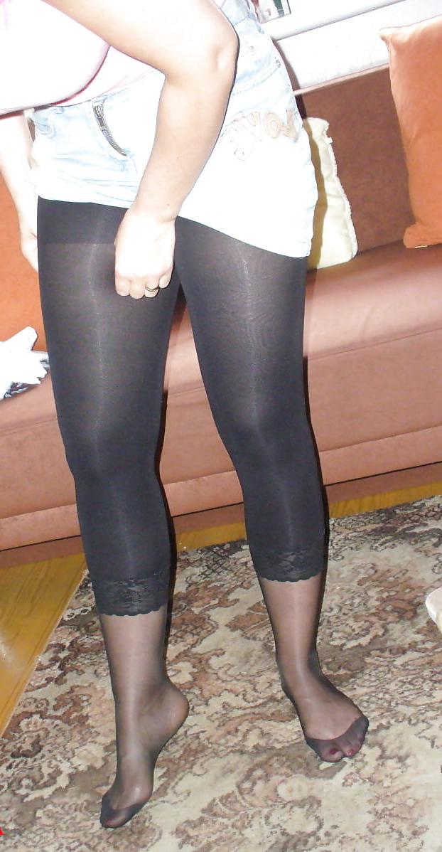 25P Leggins with nylonfeet