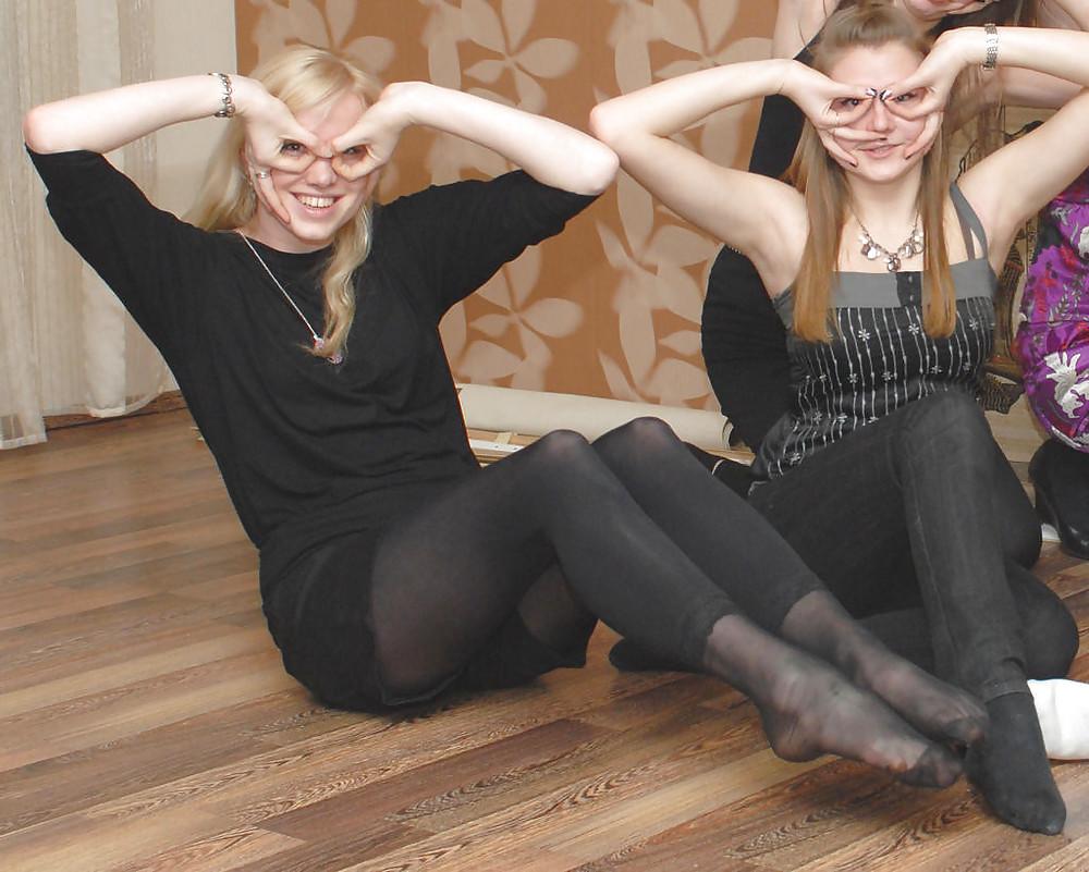 25P Leggins with nylonfeet