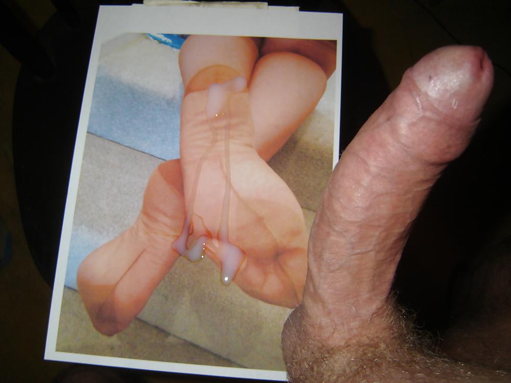 4P Cumming on Louise nylon soles....