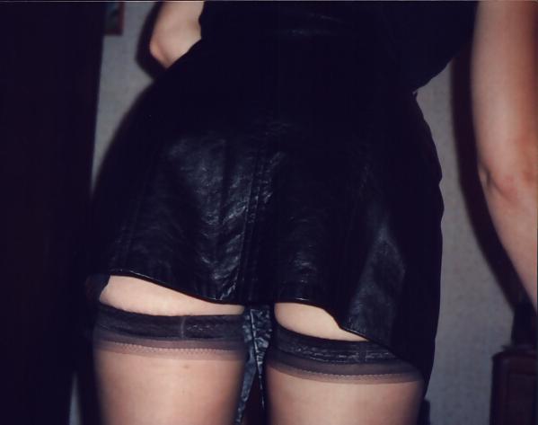 7P Leather skirts