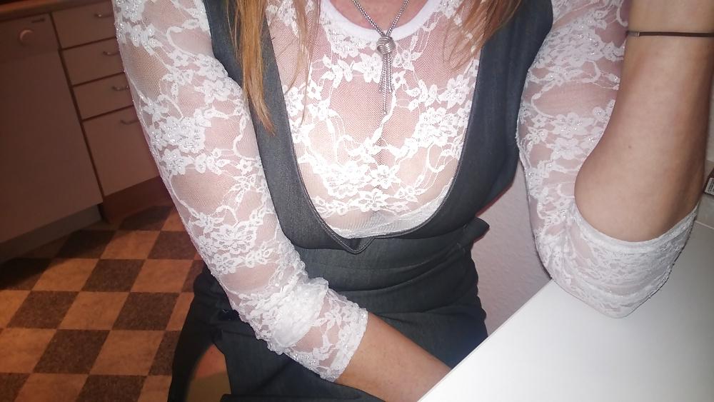 25P Wife i stockings and see through