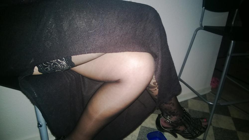 25P Wife i stockings and see through