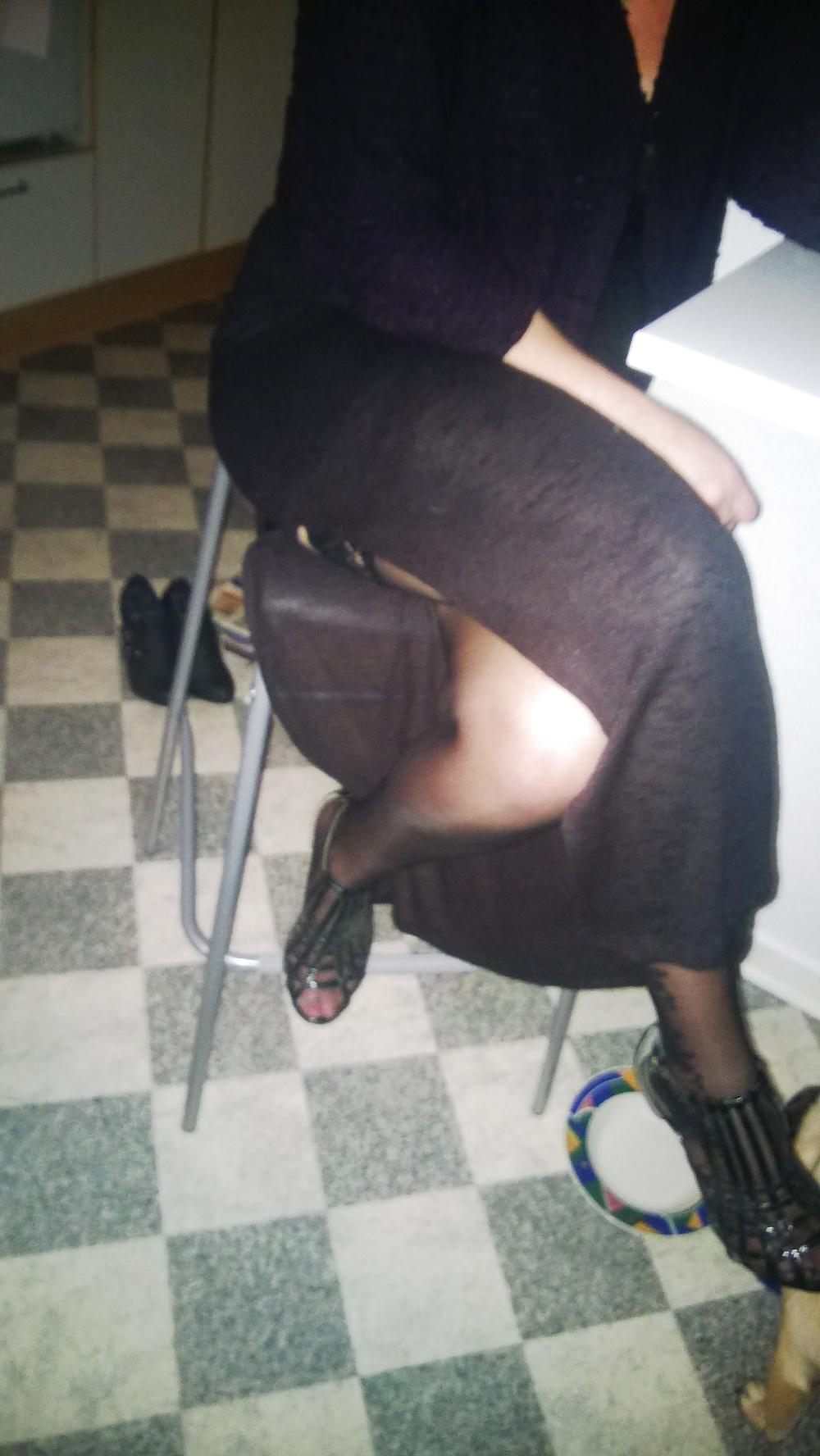 25P Wife i stockings and see through