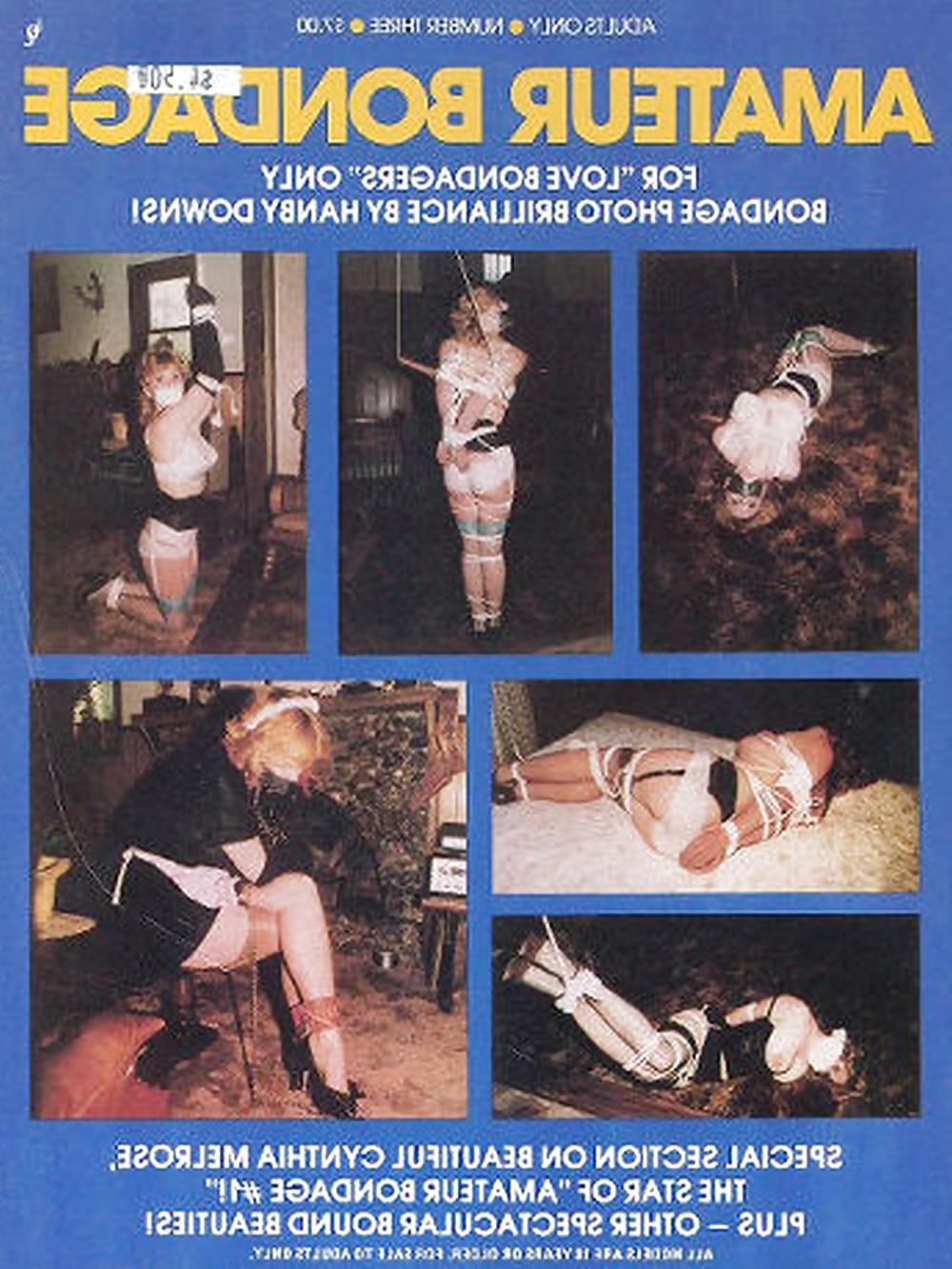 25P My Vintage Bondage Magazines (covers )
