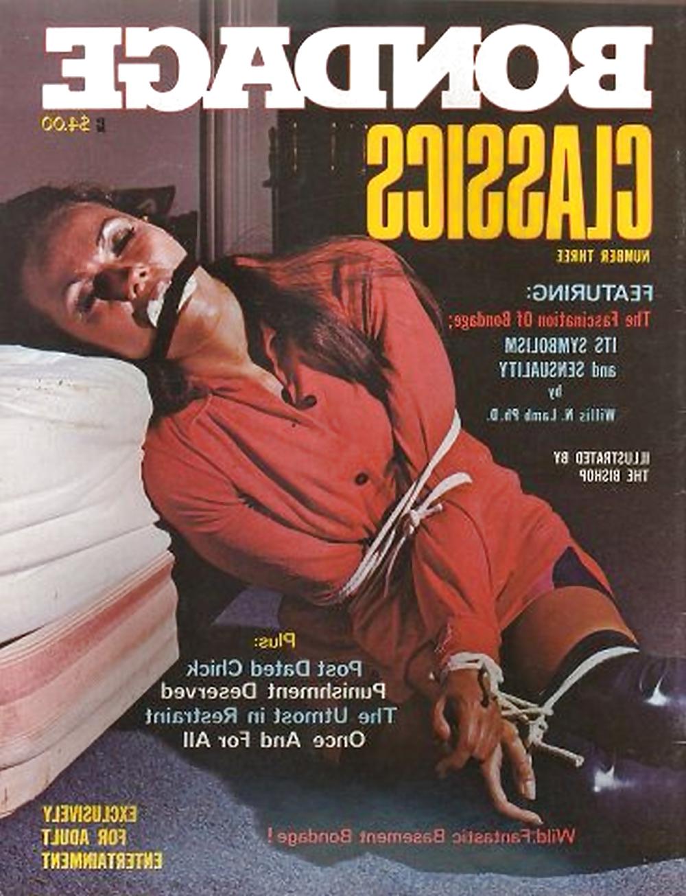 25P My Vintage Bondage Magazines (covers )