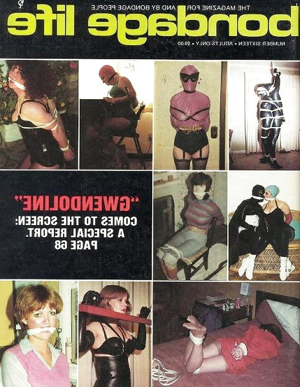 25P My Vintage Bondage Magazines (covers )
