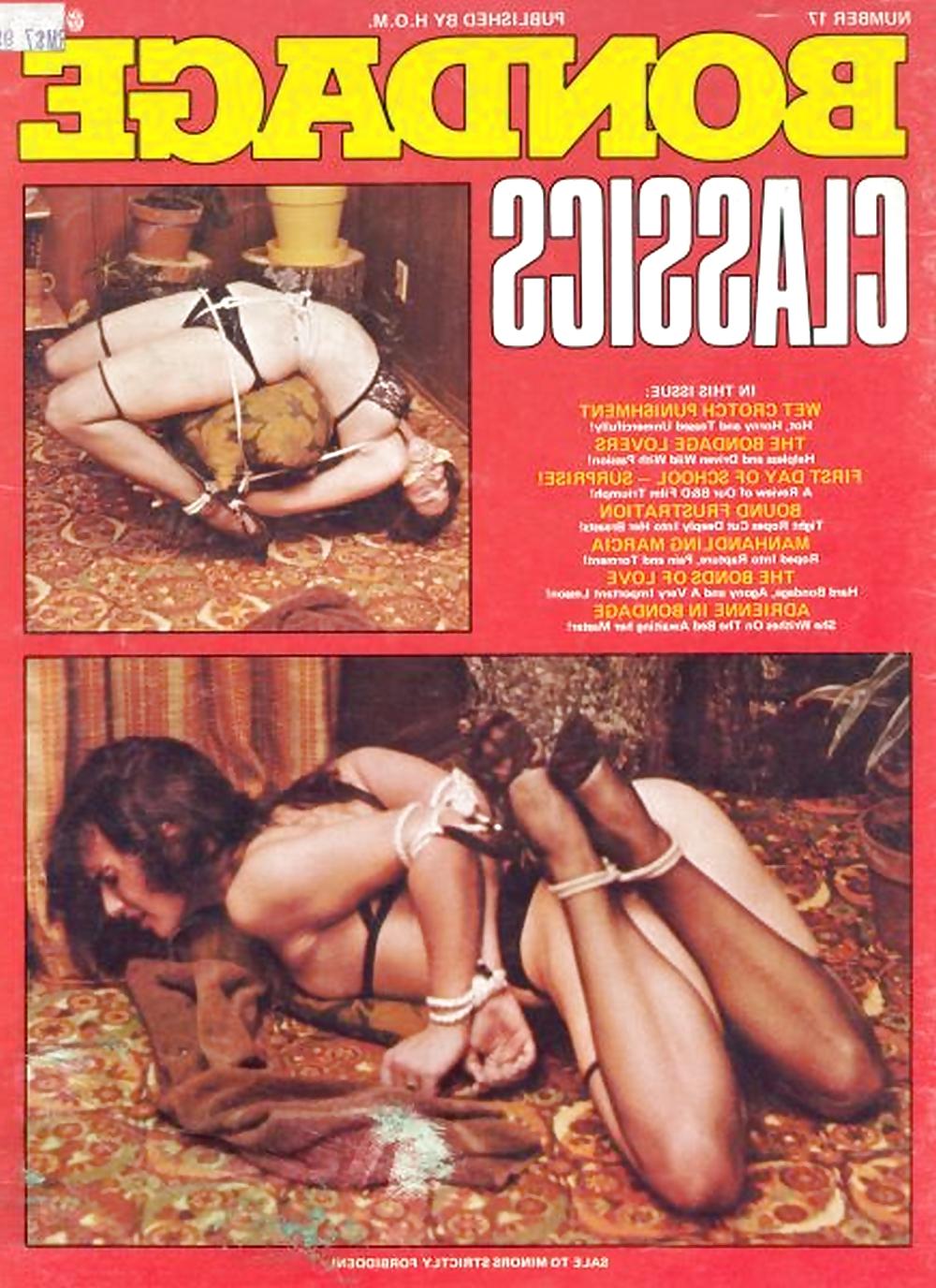 25P My Vintage Bondage Magazines (covers )