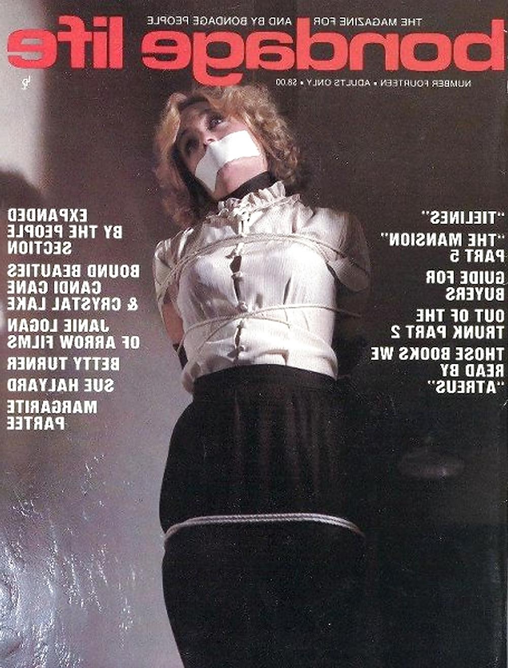 25P My Vintage Bondage Magazines (covers )