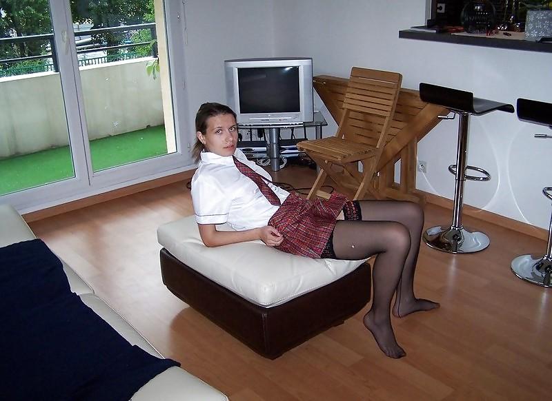 12P Dressed in schoolgirl