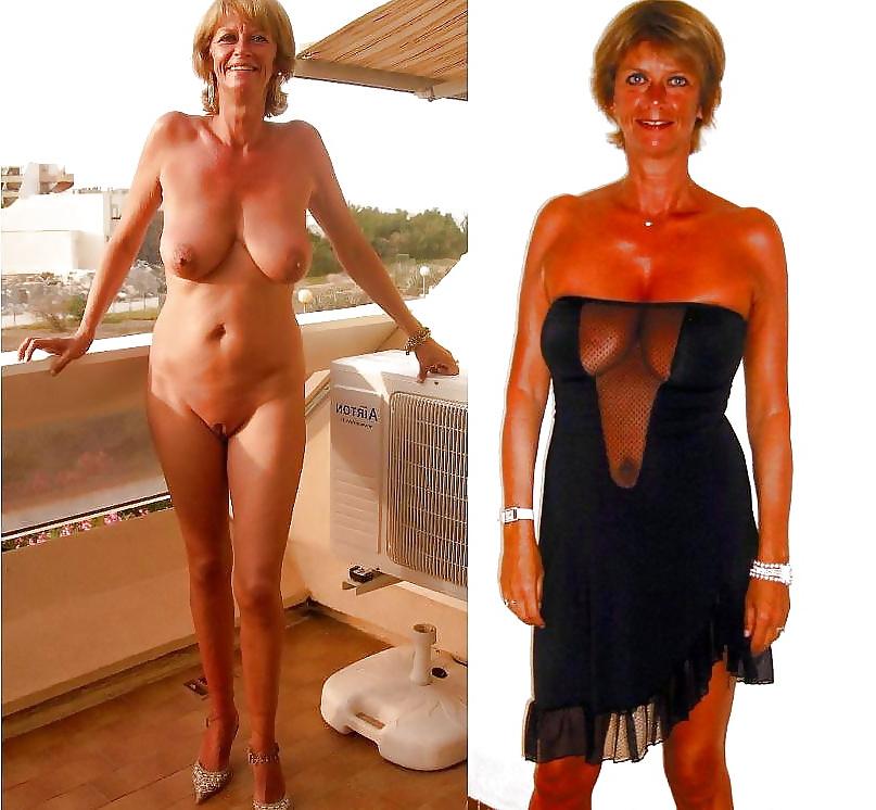 16P Skinny, Saggy Mature on the Beach