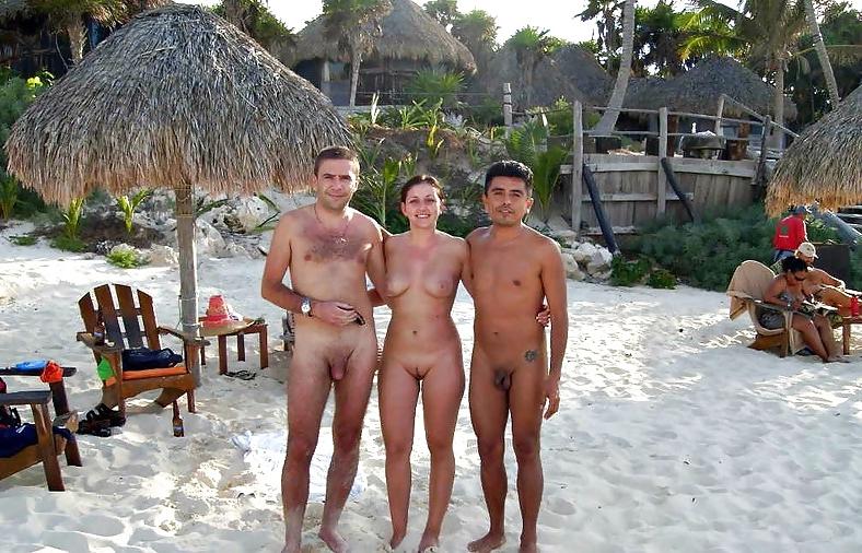 25P Horny nudist girls showing pussies & tits Beach teen 17