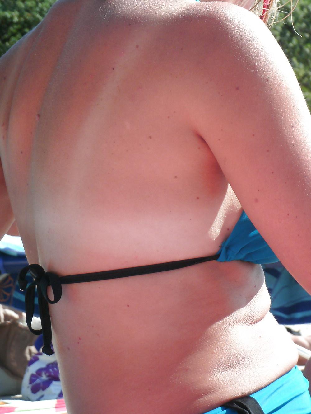 15P My wife on the beach in croatia 