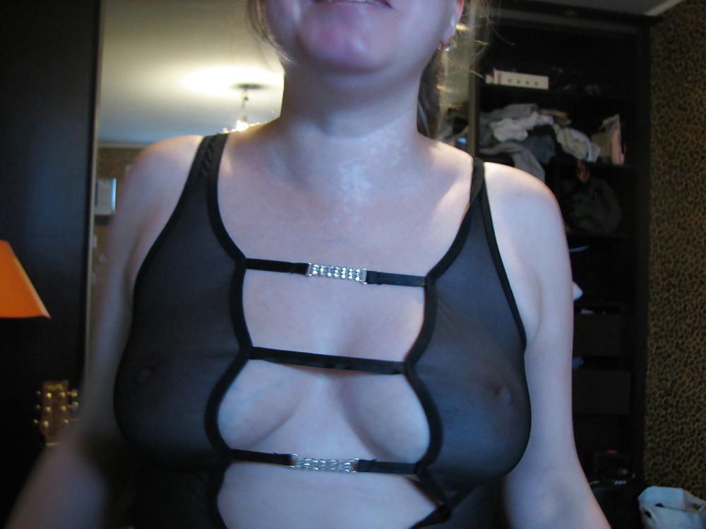 13P See-through blouse
