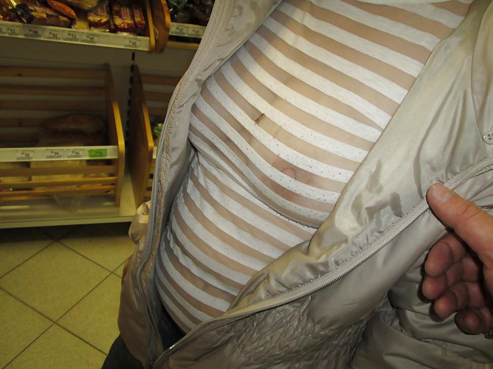 13P See-through blouse