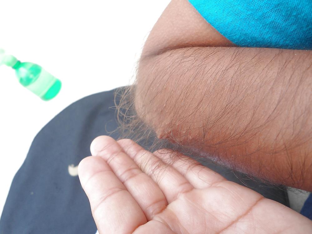 25P Girl with very hairy arms
