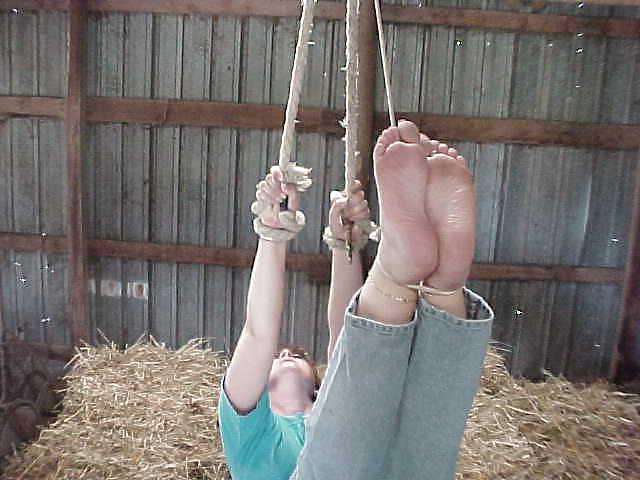 6P Feet bondage (old school)
