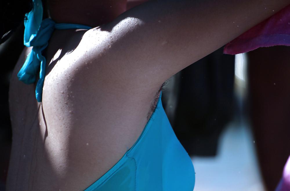 25P My visit to the beach (Beautiful Asians with Hairy Armpits)