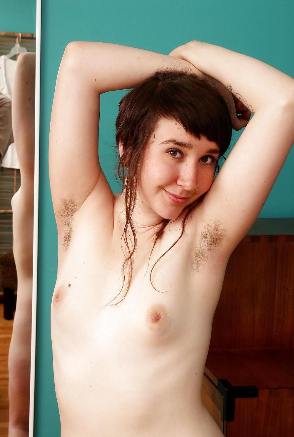 25P Girls with hairy, unshaven armpits U to Z