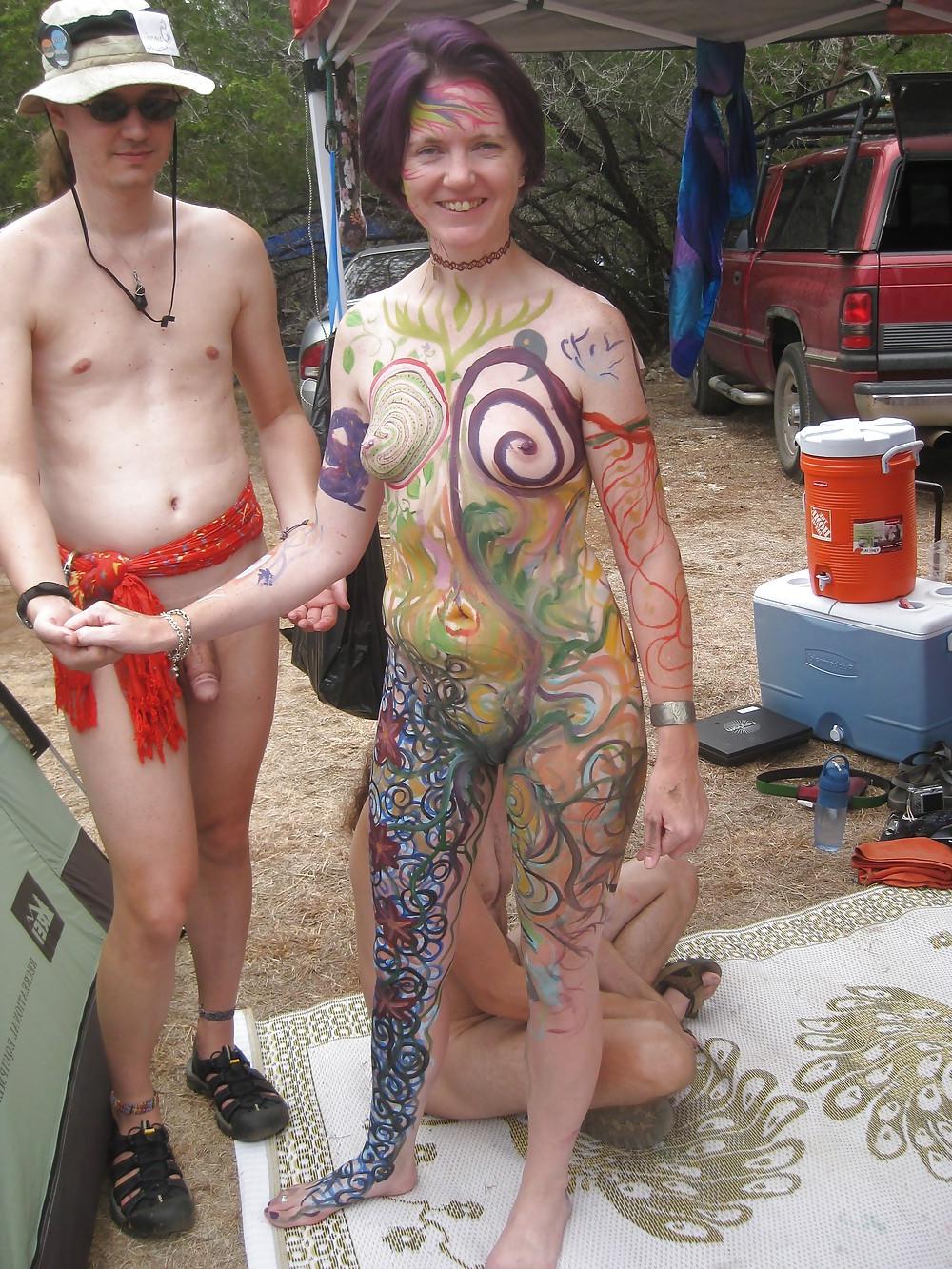 5P Bodypaint on the beach