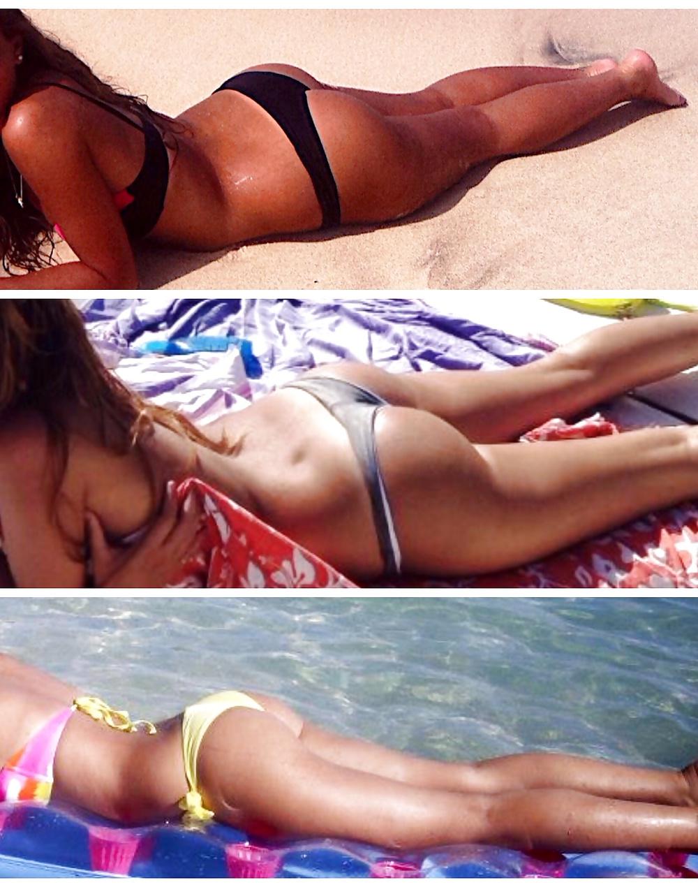 19P Italian ass teen bikini beach