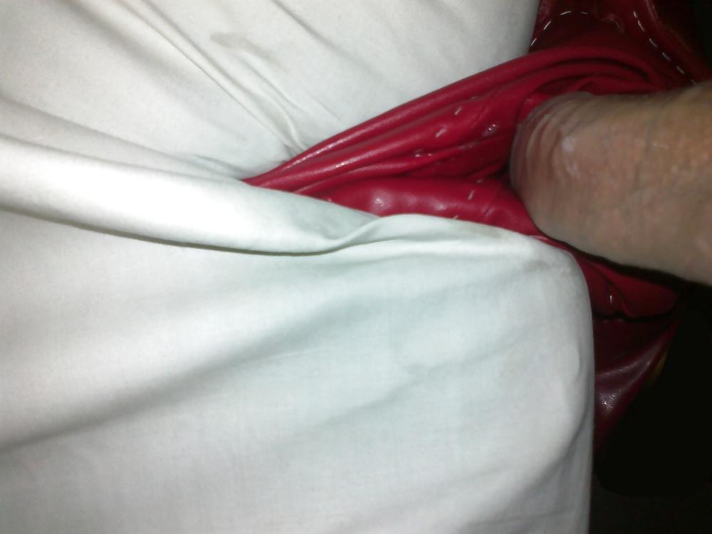 25P Leather pussy fucking