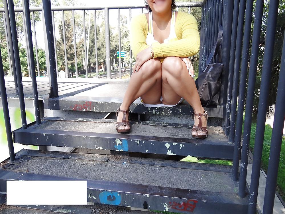 19P Public exibitionist upskirt and flash