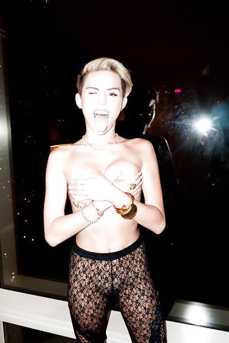22P Miley Cyrus See-Through Braless Shoot for Terry Richardson
