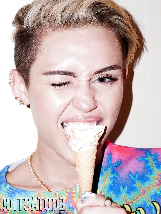 22P Miley Cyrus See-Through Braless Shoot for Terry Richardson