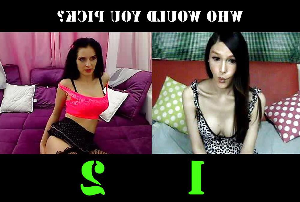9P Huge Tits Asian Shemale Masturbating
