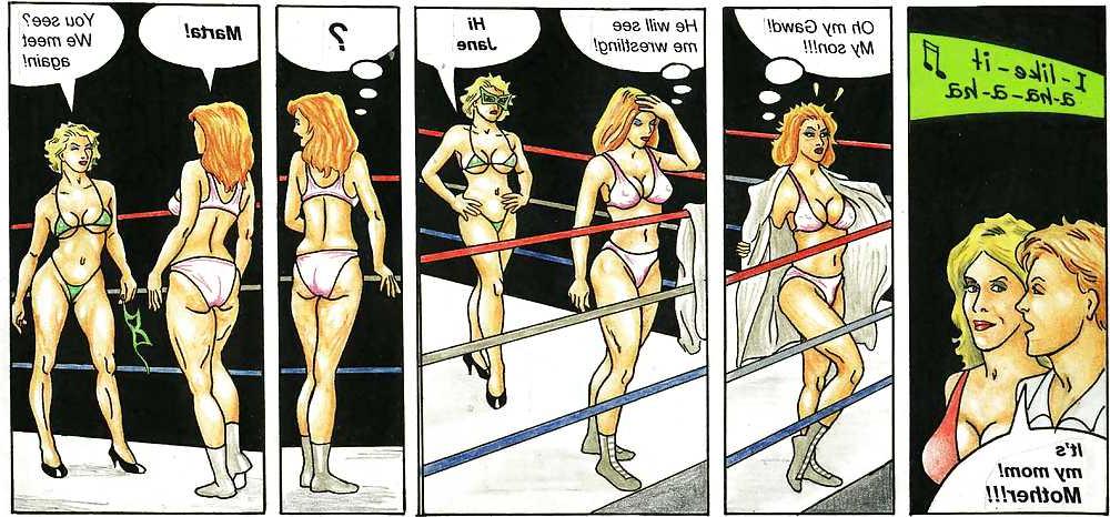 21P Wrestling cartoons