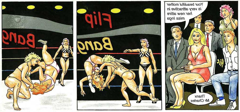 21P Wrestling cartoons