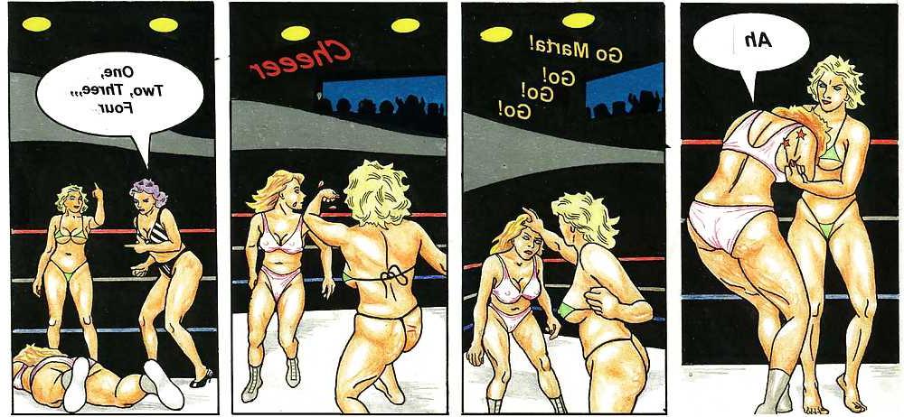 21P Wrestling cartoons