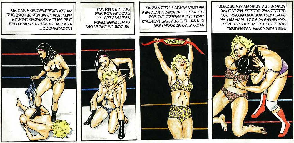 21P Wrestling cartoons