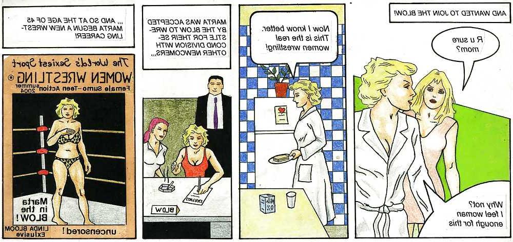 21P Wrestling cartoons