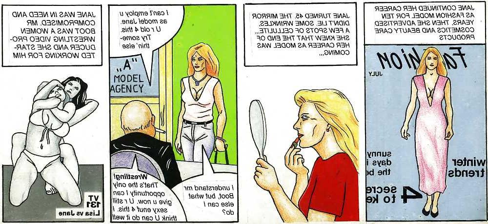 21P Wrestling cartoons