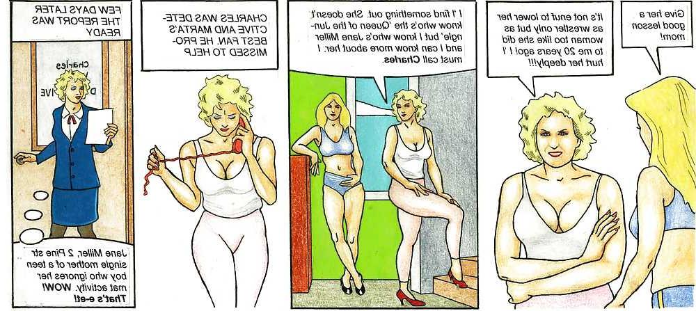 21P Wrestling cartoons