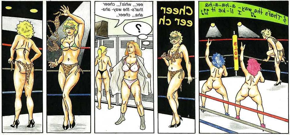 21P Wrestling cartoons