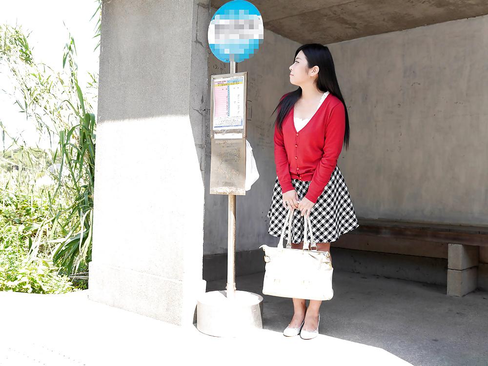 25P Japanese milf fucked in public
