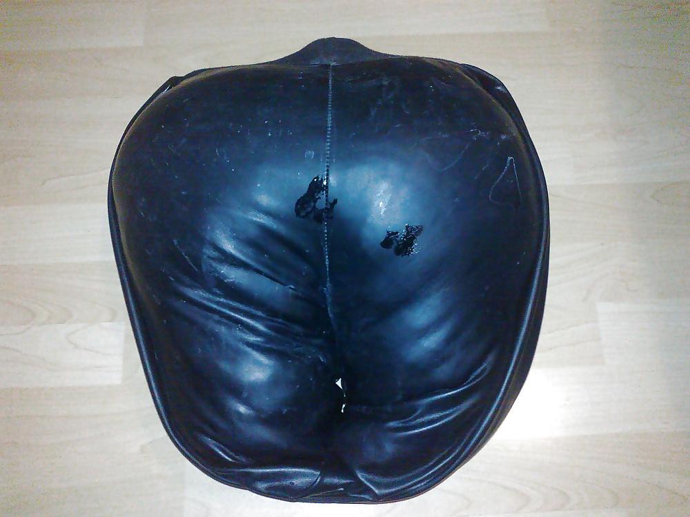 19P Sister's leather ass fucking