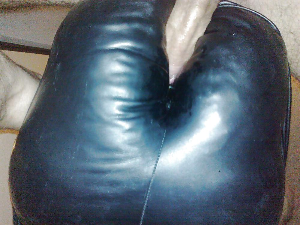 19P Sister's leather ass fucking